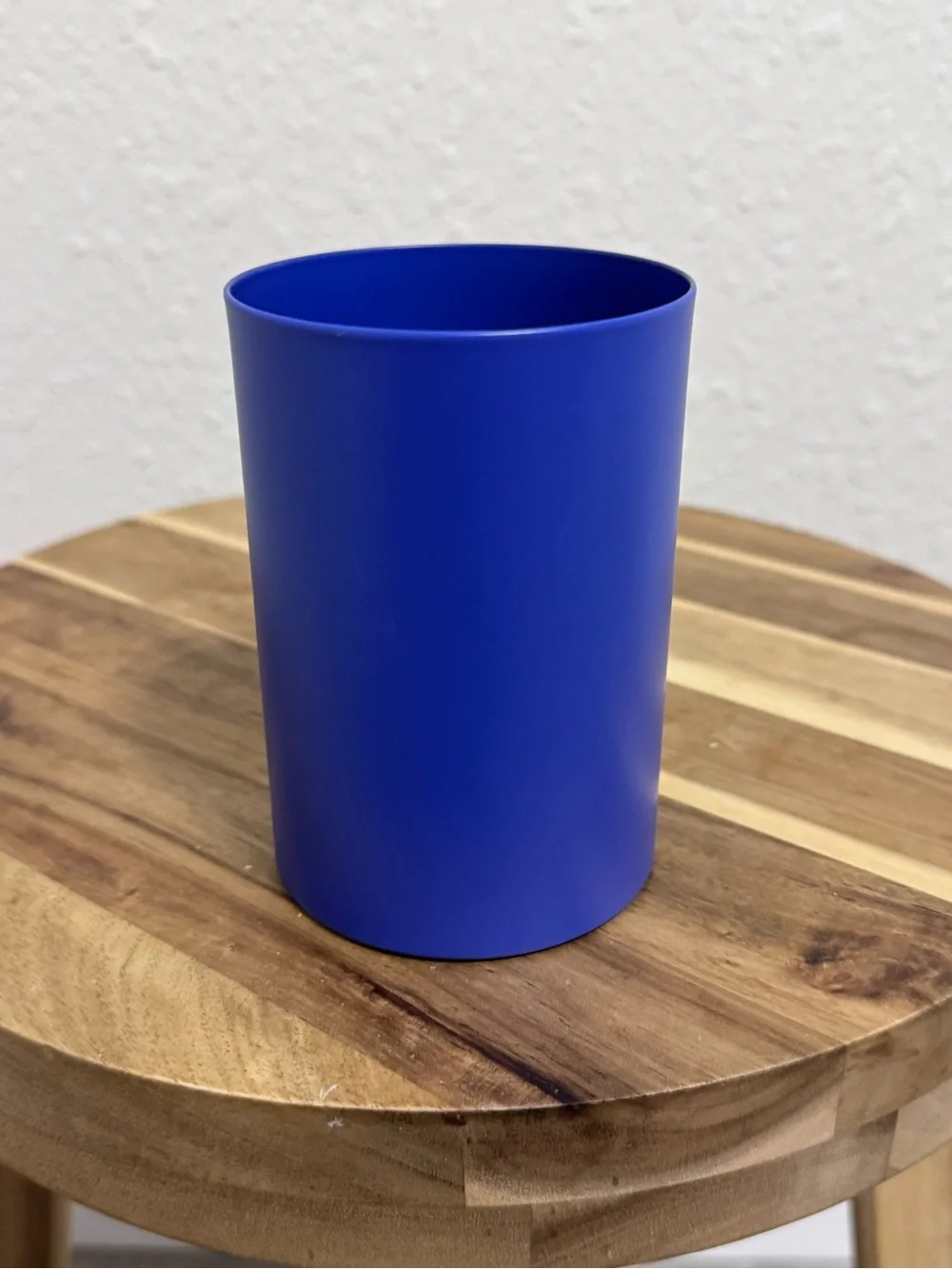NWT NOTEM Studio Lola Blue Steel Pencil Cup Desk Organizer Anthropologie